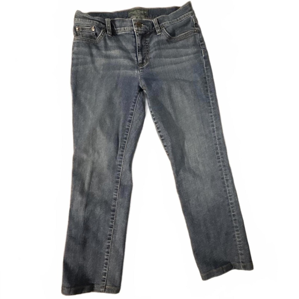 Lauren Ralph Lauren Jeans Women's Size 4P Classic Straight Blue Denim Petite